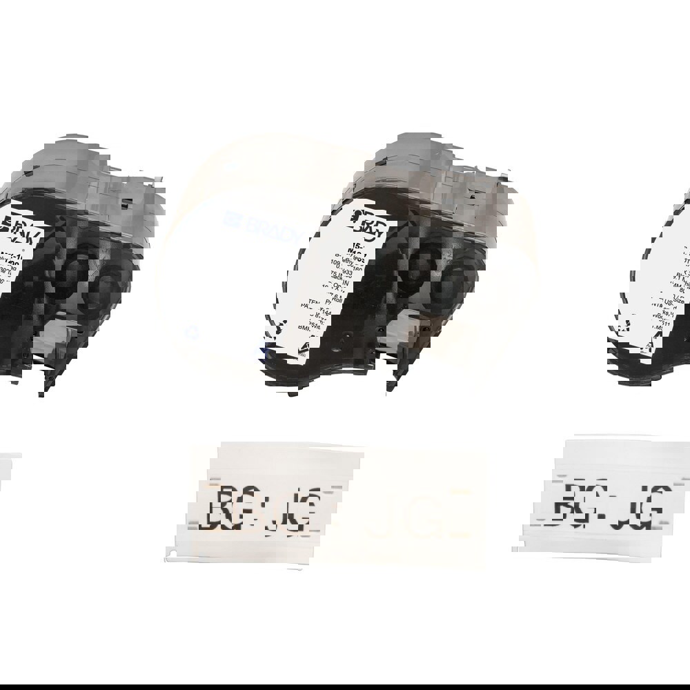 Labels, Ribbons & Tapes; Application: Label Printer Cartridge ; Type: Label Printer Cartridge ; Color Family: White ; Color: Black on White ; Number Of Labels Per Roll: 80 ; For Use With: BMP51; BMP53; M511